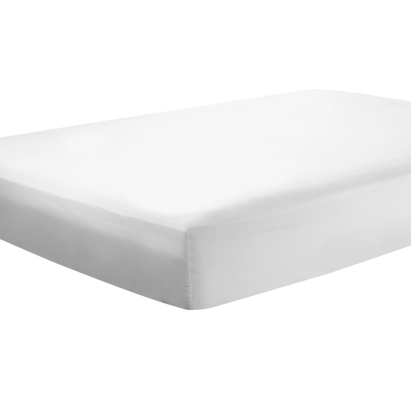 Soft Microfiber Fitted Sheets Moisture Wicking Fitted Bed Sheets Fits Up to 16" Deep Pocket, Twin, White