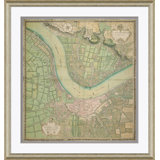 Bourdeaux Map Giclee Print by David Phoenix