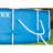 Intex 12' Pool Cover w/ 12 x 2.5 Ft Metal Frame Pool w/ Intex Filters (6 Pack)
