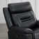 Puspha 37'' W Modern Vegan Leather Swivel Manual Recliner