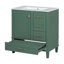 Meuble-lavabo 30 po vert