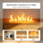 4- Person Outdoor Wicker Patio Conversation Furniture Set With Fire Pit Table-126697825