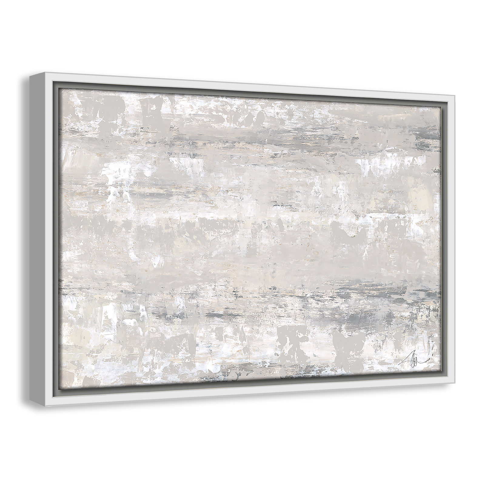Tryston "Desert Winds" Print by Filippo Ioco, 13.5" H x 19.5" W x 2" D, White Framed Canvas