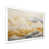 White Single Picture Framed