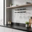 Wall Mounted Wine Glass Rack Black