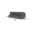 Hundo Cord Corner Sofa with Sleeping Function and Footstool-1452874030-1452874029