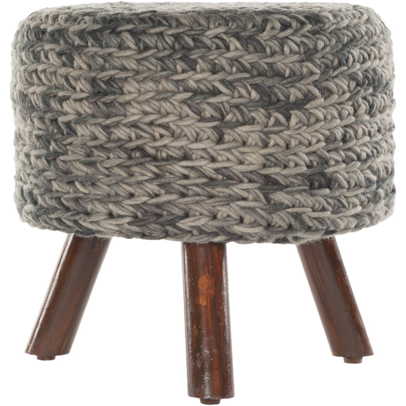 Tabouret d'appoint Ullery, Gris, Linen