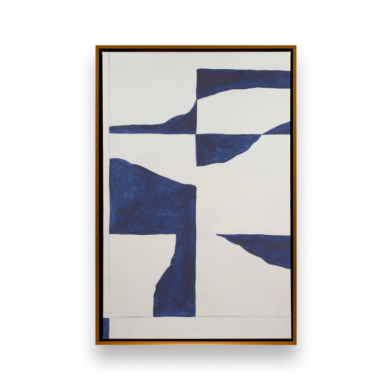 «Glacial Mass I» par Michael Willett, reproduction d'art, H 32 po x l 24 po, Doré