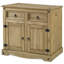 Desserte en bois de pin 2 tiroirs 36 po Childers-440148785