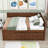Kouta Wood Daybed with Drawers and Shelves-2034574561-2034574574