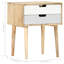 Valle 47cm W Solid Wood Bedside Table