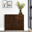 Buffet Mid-Century moderne en noyer foncé