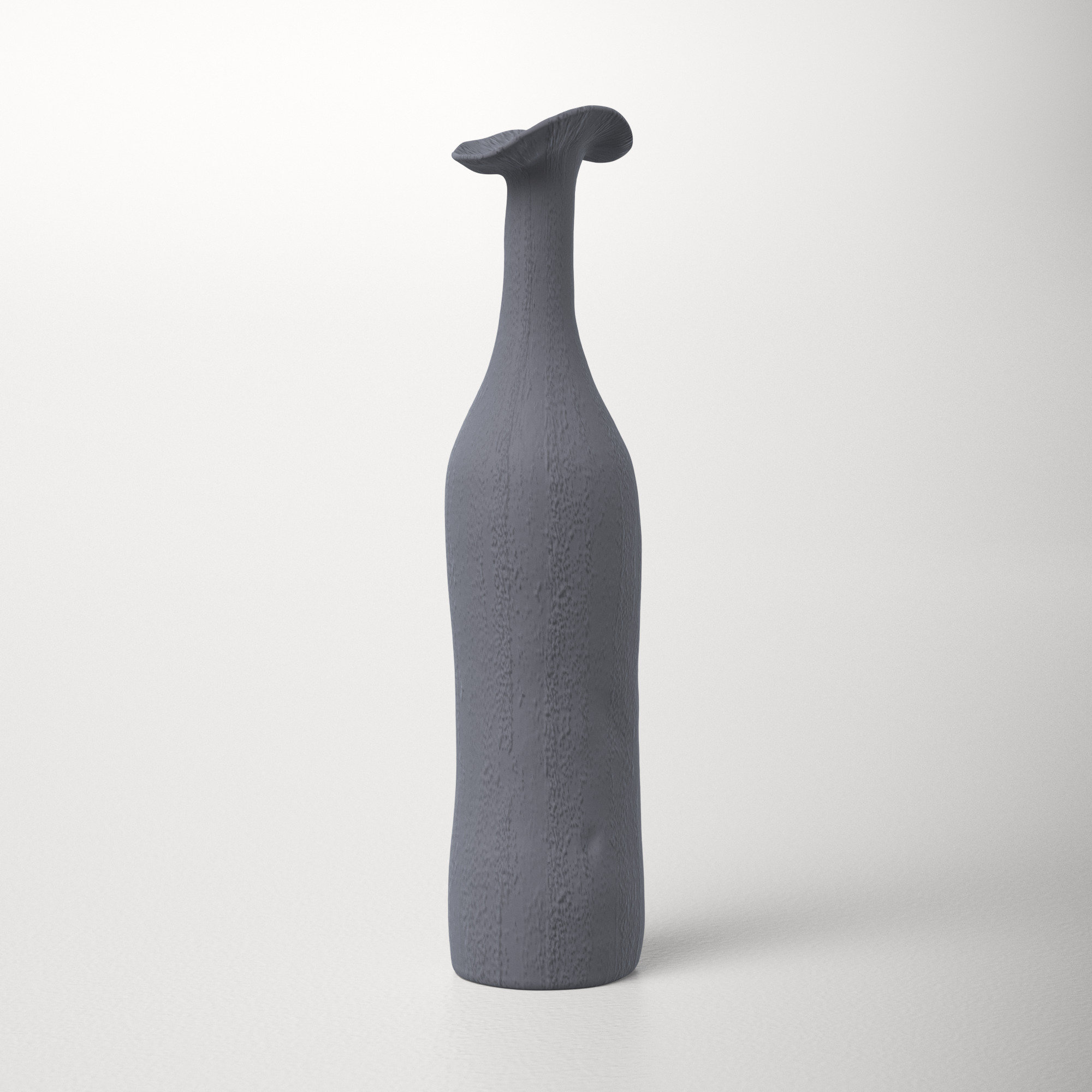 Paso Handmade Ceramic Table Vase, Blue, 13.19" H x 3.07" W x 3.07" D