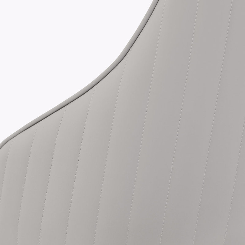 Ensemble de 2 chaises de salle à manger rembourrées, Gris
