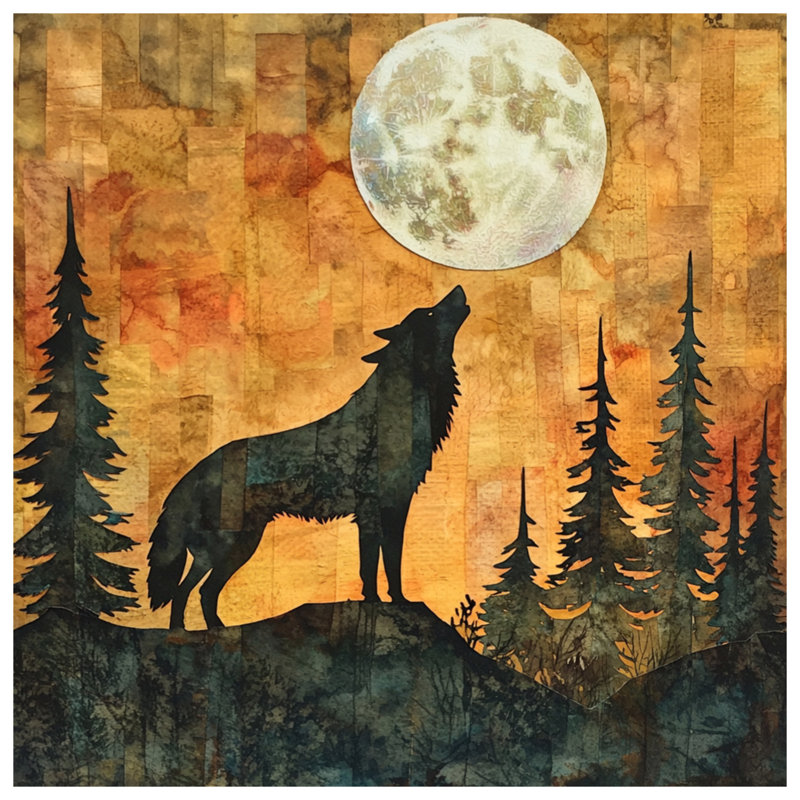 Couvre-lit loup, Grand lit
