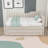 3 Drawers Upholstered Daybed with Twin Trundle-307588553-307588555