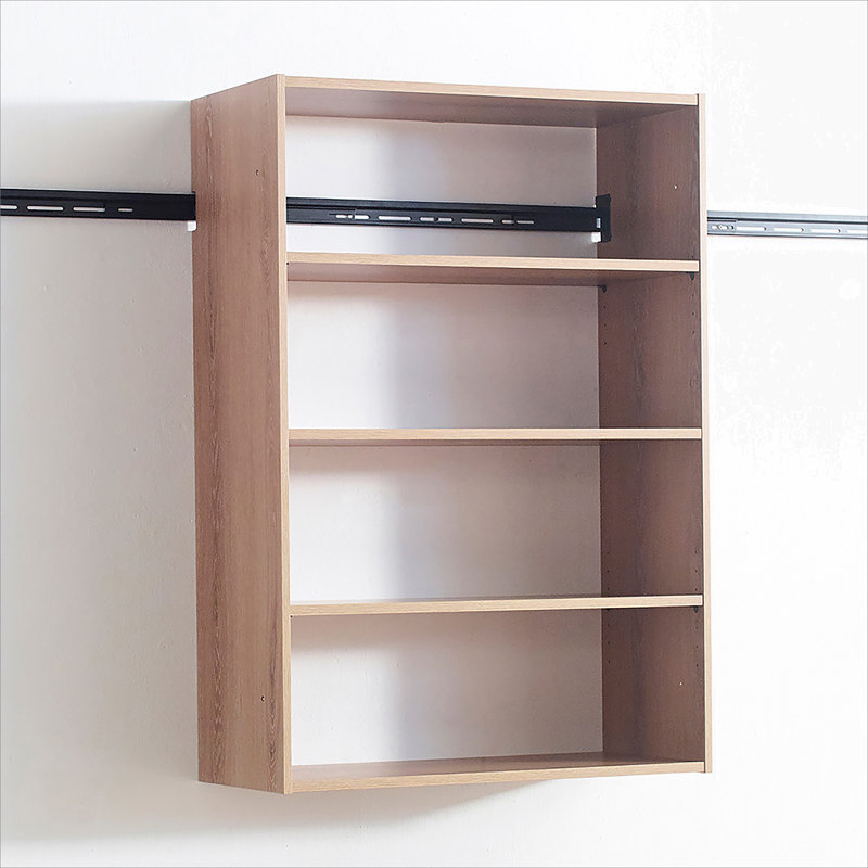Devi Oak Wall Mounted Wood Closet System