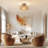 Keiari Glass Semi Flush Mount-1857770586