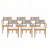 Acacia Wood Outdoor Dining Chairs-1871365843