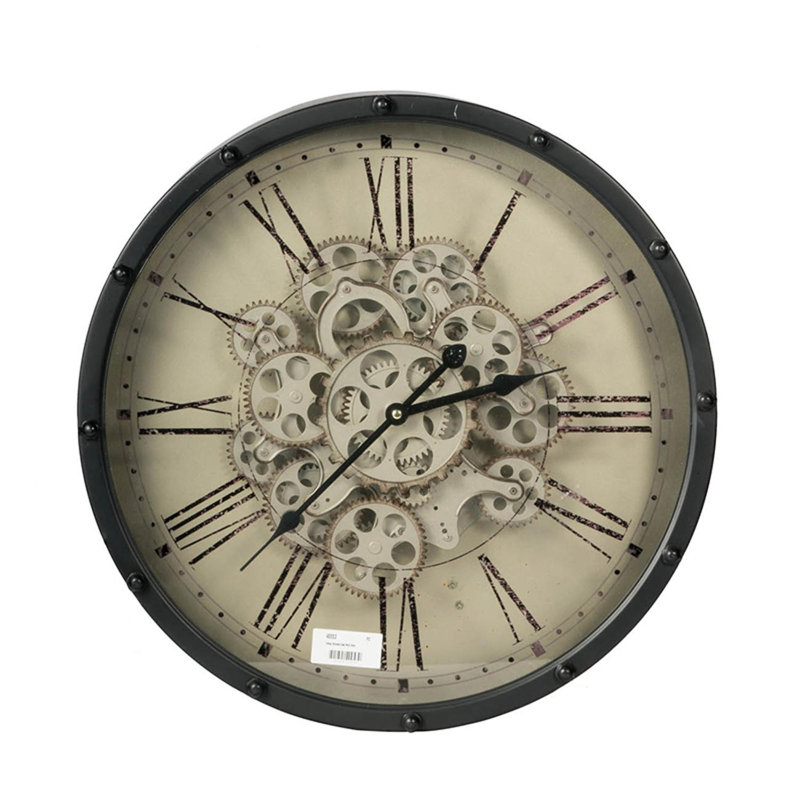 Horloge murale 17,5 "Divante, Blanc / gris