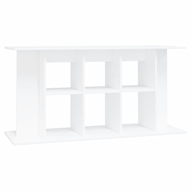 Vidaxl Aquarium Stand Brown Oak 120X40x60 Cm Engineered Wood, White