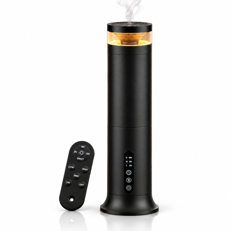Modern Tower Waterless Cold Air Diffuser, Black