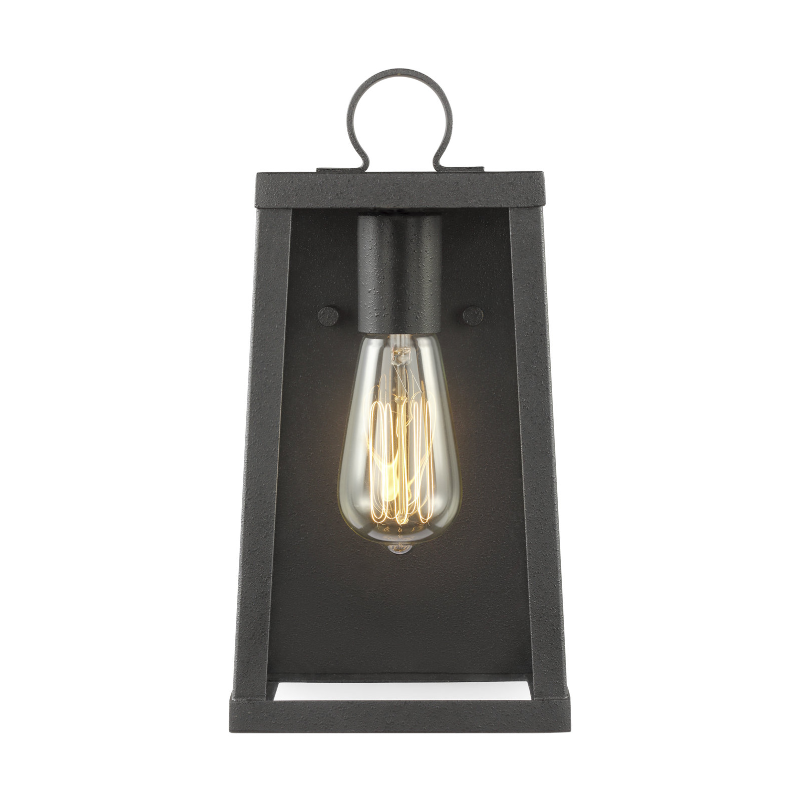 Nicholas Single Light Outdoor Wall Light, 13.75" H x 7.75" W x 7.75" D