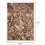 Tapis orange en polypropylène tissé à la main Raashi-831936174