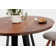 ARS Round Walnut Wood Dining Table