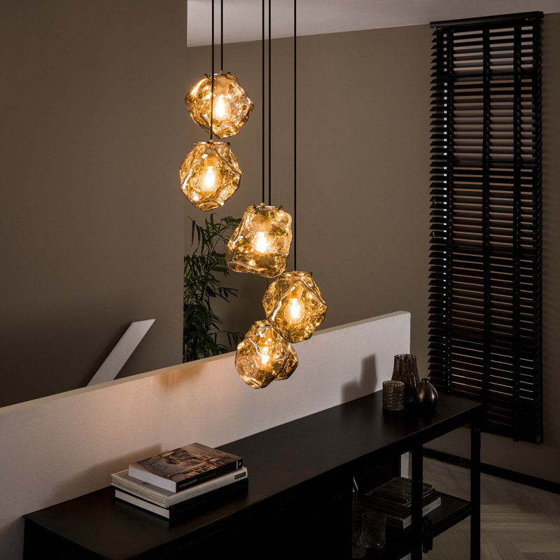 5 - Light Smoked Glass Pendant