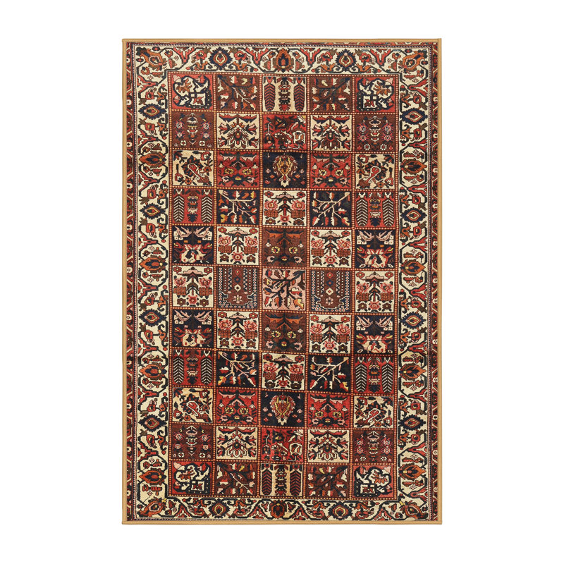 Patchwork Indoor Rug, Rectangle 7' x 9'