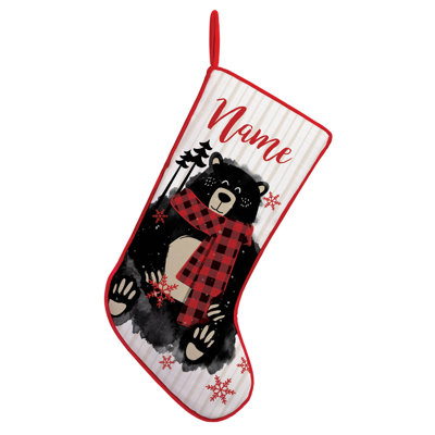 Chaussette Cozy Bear Red Scarf