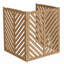 Panneaux de clôture d'intimité en bois pour l'extérieur (3 panneaux)-100247658