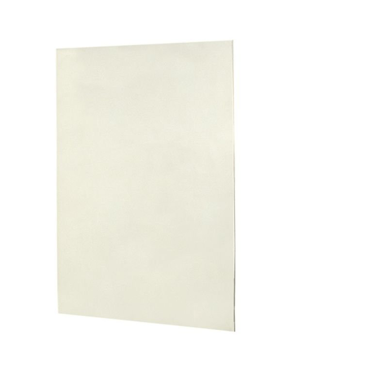 Solid Surface One Panel Shower Wall, Bisque, 72" H x 60" W x 0.25" D
