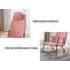 Chaise berçante réglable avec appui-tête-937461853