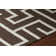 Chevella Authentic Flatwoven Handmade Brown & Ivory Reversible Modern Geometric Maze Wool & Cotton Area Rug