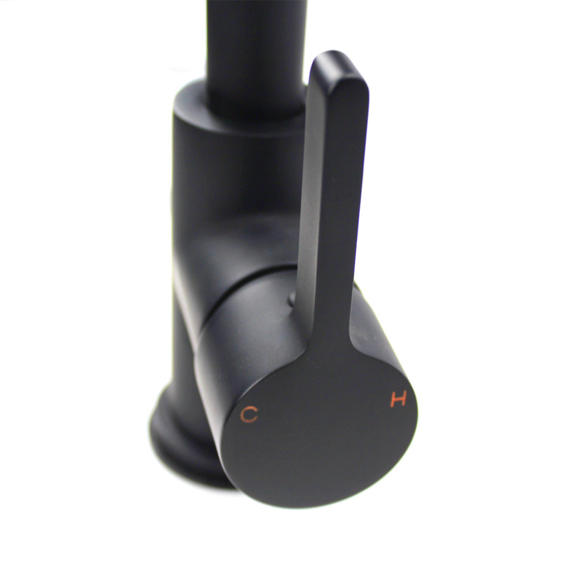 Dowell Pull Down Kitchen Faucet, Black