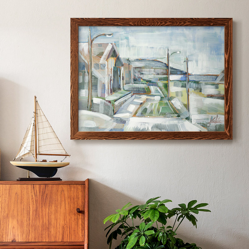 " The Road Now " Print, Maple, 14" H x 20" W x 1.5" D