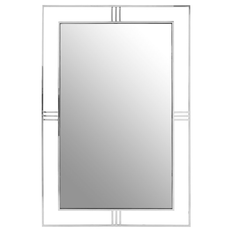 Reardon Solid Wood Flat Wall Mirror