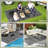 Outdoor Rug,Reversible Outdoor Rug, Waterproof Plastic Straw With Carry Bag