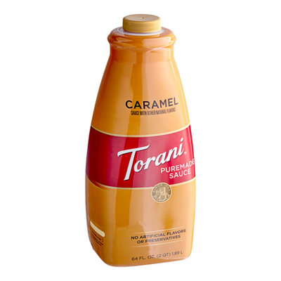 Torani 64 Fl. Oz. Puremade Caramel Flavoring Sauce WS-999860604