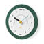 Horloges murales analogiques rondes vertes-2067332063