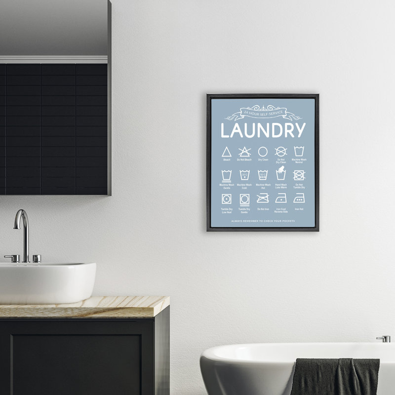 Cadre flottant bleu Vintage, Cadre flottant noir de jais, H 21 po x l 17 po