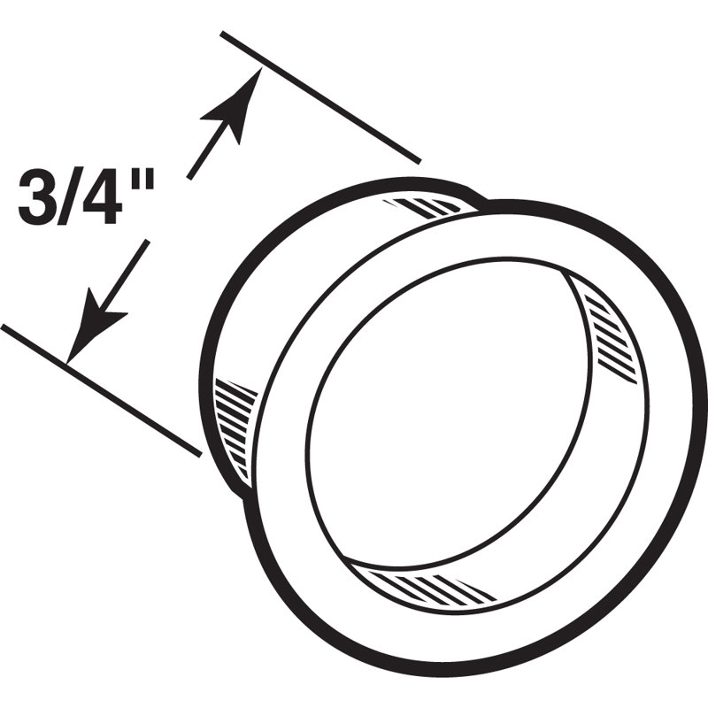 Poignée de porte de garde-robe Prime-Line