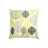 Leaf Floral Reversible Throw Pillow