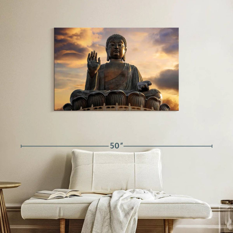 Bouddha Adella, H 26 po x l 39 po