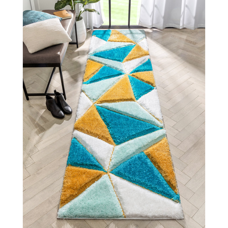 Cobina Geometric Indoor Rug, 2'7" x 9'10" Runner
