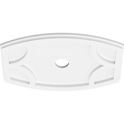 Médaillon de plafond contemporain en PVC de qualité architecturale Kailey