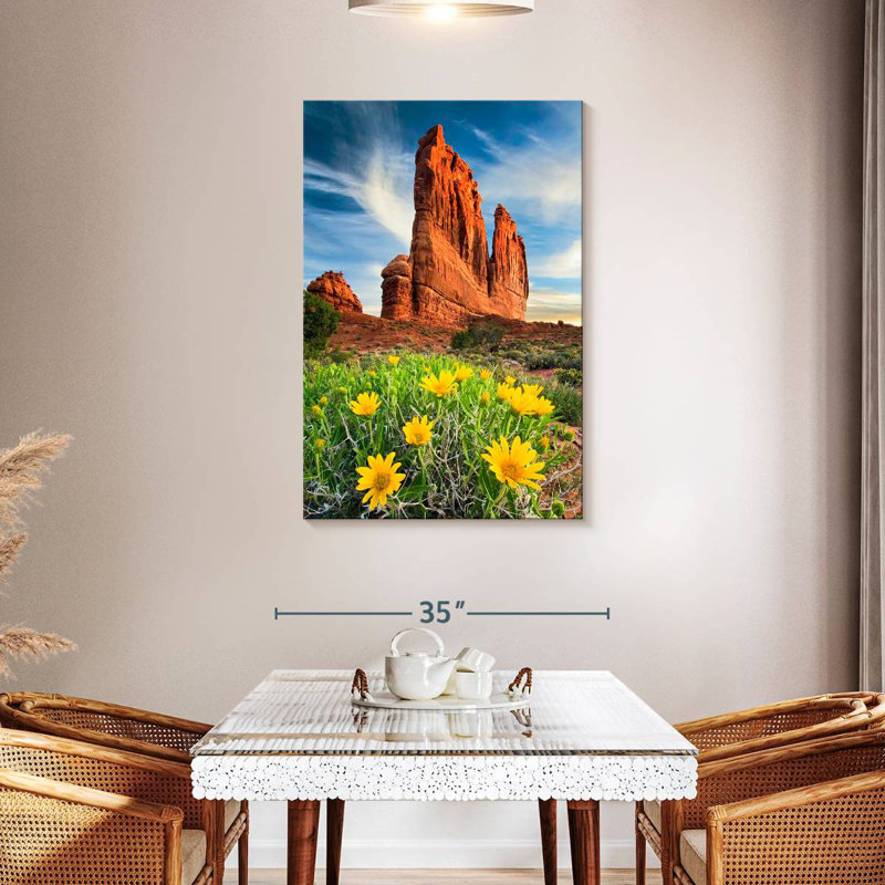 Alvord Courthouse Towers, 45" H x 30" W