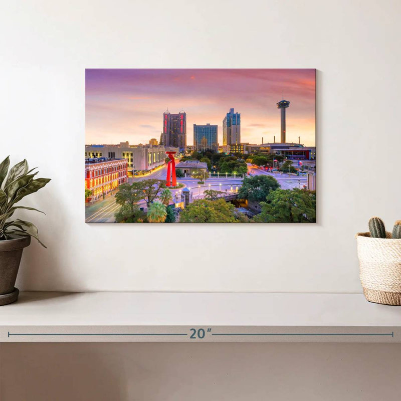 Tergel San Antonio Texas, 8" H x 12" W